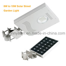 Réverbère solaire de haute qualité de 8W à 15W LED